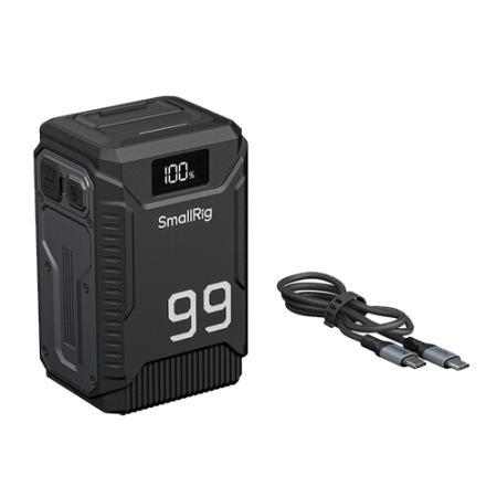 SmallRig 5864 T99 - akumulator V-Mount z odpornością Triple-Proof - zawartość zestawu